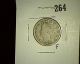 1899 Liberty Nickel, Fine.