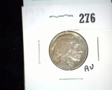 1929-D Buffalo Nickel, AU.