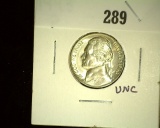 1943 P Silver WW II Jefferson Nickel, Gem BU.Â  Â 
