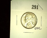 1945 P Silver WW II Jefferson Nickel, Gem BU.Â  Â 