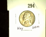 1950-DÂ Jefferson Nickel - Key Date, BU.