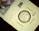 1876-S Seated Liberty Dime, VF.