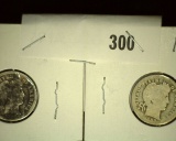 1893-S & 99 O Barber Dimes.Â 