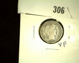 1904Â P Barber Dime,  Full Liberty.Â 