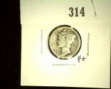 1924-SÂ  Â  Mercury Dime