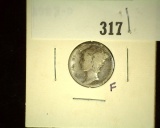 1927-DÂ  Â  Mercury Dime