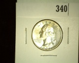 1951Â PÂ Washington Quarter, BU.