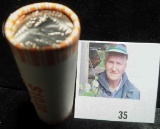 2005 D Original Bank-wrapped Roll of Oregon Statehood Quarters, Gem BU.