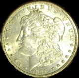 1896Â P Morgan Silver Dollar, AU. Â 