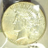 1928Â S Peace Silver Dollar