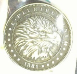Fantasy Morgan Dollar - 1881-CCÂ  EAGLE