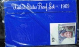 1969 S U.S. Proof Set, Original as issued.