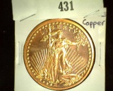 1 -Oz Copper Round