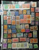 (73) Miscellaneous Foreign Stamps, all hinged on an album page.