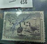 RW25 $2 U.S. Department of the Interior Migratory Bird Hunting Stamp, Signed.