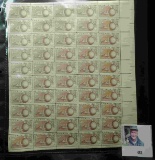 (3) Mint Sheets of fifty 4c & (3) Five Cent Mint Sheets of U.S. Stamps. Total face value $13.50.