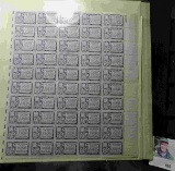 (10) Mint Sheets of U.S. Stamps. Total face value over $15.00.