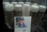 (10) Solid date rolls of Memorial Cents: 1961 P BU, 65 P BU, 68 D, 69 P BU, 70 P, 70 D, 71 D, 73 S B