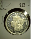 One Troy Ounce Silver Trade Unit .999 Fine Silver, design is with Morgan Dollar design and Balance s
