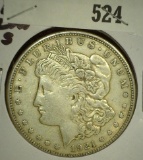 1921 Low S variety Morgan Silver Dollar.