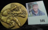 Large Bronze Medal titled 