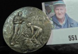1920 Silver Medal by Adolphe Rivet (1855-1925) who was a French Artist known for his Art noveau meda