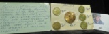 Six-piece Set of Replicas of Genuine Brothel Tokens of Nevadas Bawdy houses of the 1800s. Mostly use