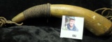 Original Powder Horn ca. 1880-90s.