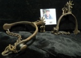 Antique August Buermann style North & Judd pair of Spurs estimated to be from the 1800s due to signs