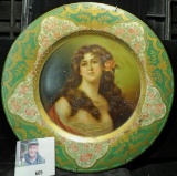 Anheuser-Busch's Malt Nutrine St. Louis, Patented Feb. 21st, 1906 Metal Wall plate depicting an eleg