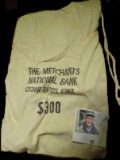 Medium Canvas Money Bag 