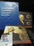 Empty blue Whitman Coin Folder 
