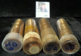 1962 D, (2) 63 P, & 63 D Solid date Rolls of BU Lincoln Cents. Stored in plastic tubes.