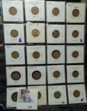 20-pocket plastic page of Lincoln Cents dating 1912-1957D.