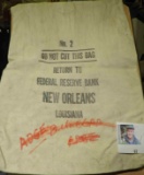 Large Canvas Money Bag 