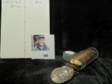 2004 Denver Mint Iowa Statehood Quarter Solid Date Roll in a plastic tube, but with shipping box fro