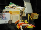 Crazy combination: Match Box military truck, large group of mostly 1980s Basketball Cards; large gro