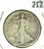 1917 P Silver Walking Liberty Half Dollar, Good.