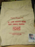 Large Canvas Money Bag 