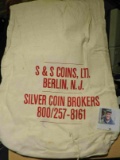 Large Canvas Money Bag 