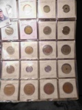 (2) 20-Pocket Plastic Pages with (26) Foreign Coins. All ready to attend the coin show.
