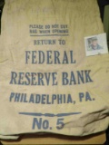 Large Canvas Money Bag 