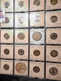 20-Pocket Plastic Page with (20) Tokens, and etc. All ready for the Coin show.