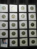 19-piece Set of all different 1965-1982 date or Mint mark Washington Quarters. All carded.