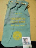 Blue-green Draw String Money Bag 