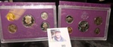 Pair of 1989 S U.S. Proof Set in original boxes. Both are extremely deep Cameo Proofs.