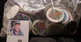 Several Hundred Game Pogs in a plastic zip lock bag. Mint condition. Used in an interesting game wit