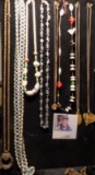 Group of nine Antique Necklaces.