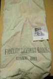 Medium Canvas Money Bag 