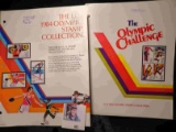 The Olympic Challenge U.S. 1984 Olympic Stamp Collection (contains one Mint postcard) & The U.S. 198